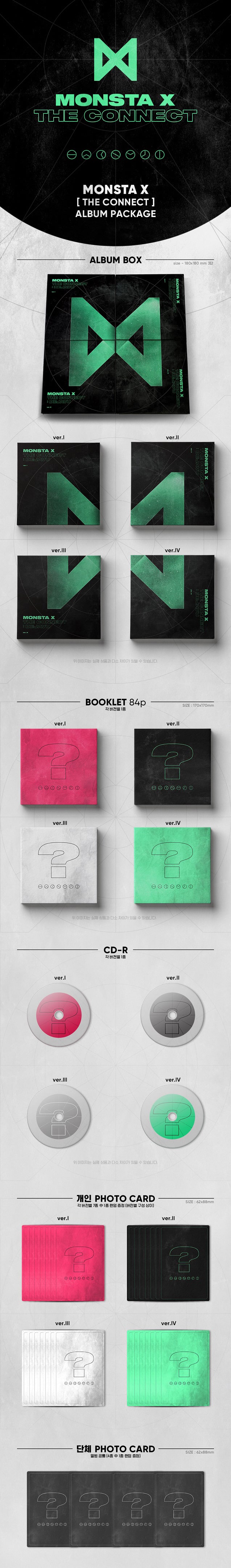 Monsta X - 6th Mini Album The Connect Dejavu (Random Ver